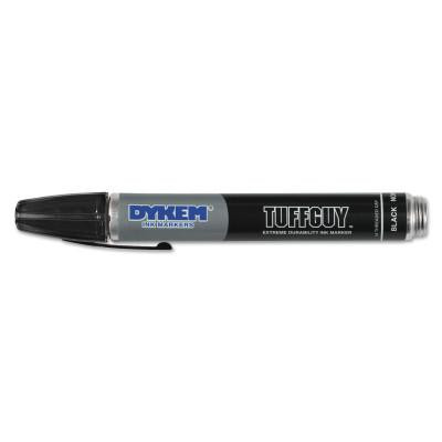 Dykem Tuffguy Black markers (medium Tip) 1 ea. - Kara Company, Inc.